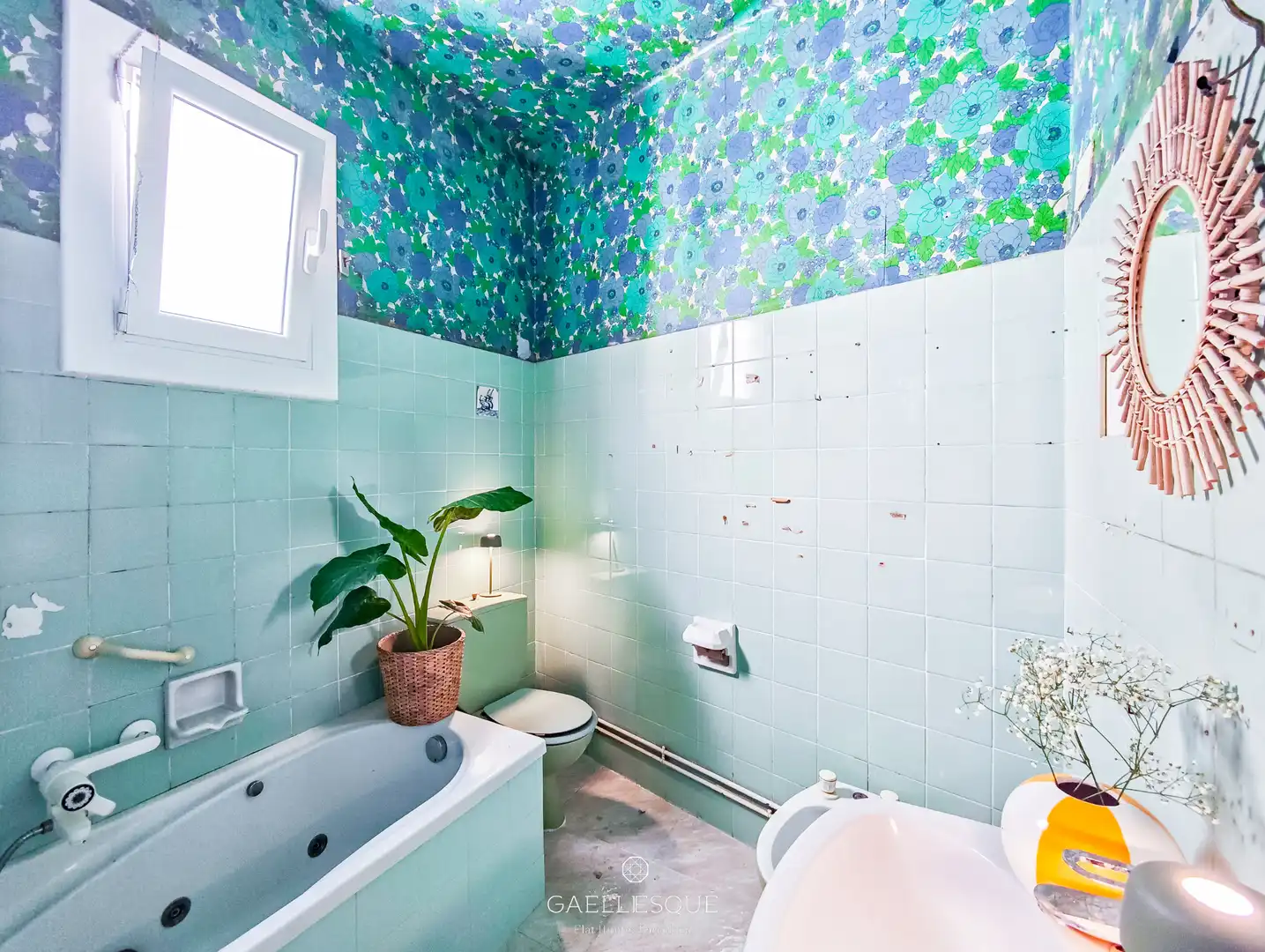 Baño de Ático en venta en Barcelona con Calefacción, Parquet y Terraza