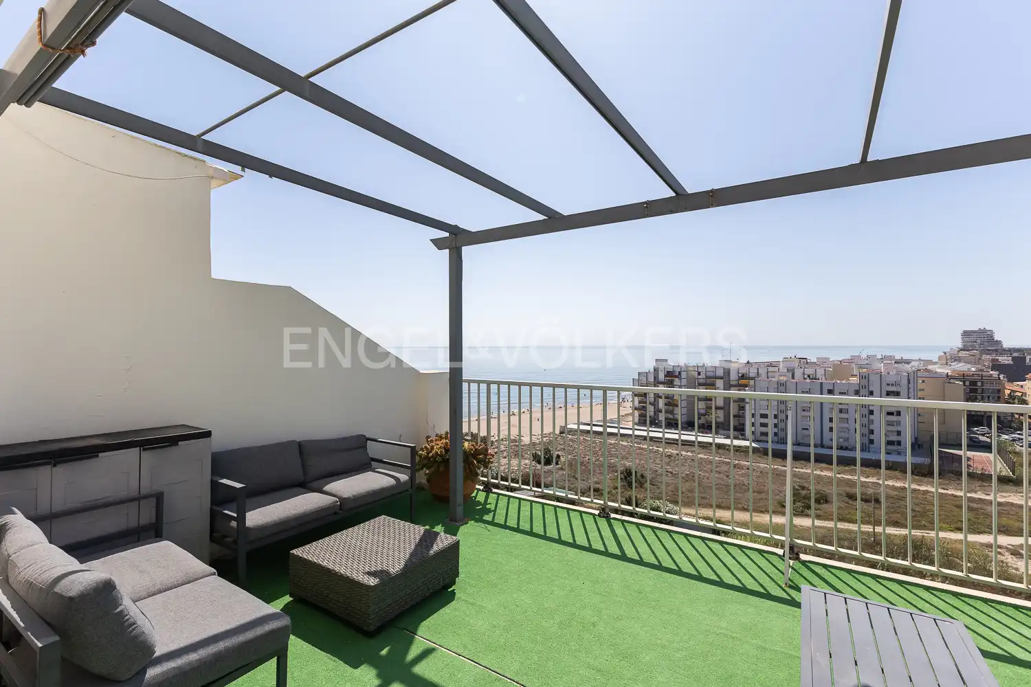 Terrassa de Àtic de lloguer en Valencia amb Calefacció, Jardí privat i Balcó