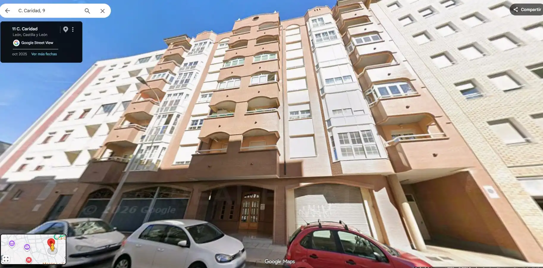 Vista exterior de Pis en venda en León Capital  amb Calefacció i Terrassa