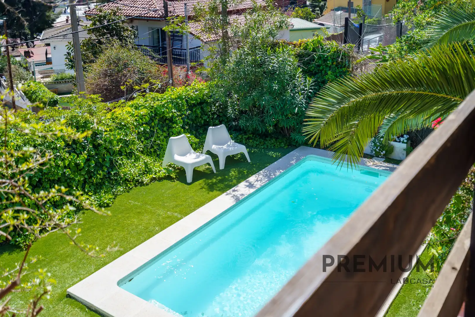 Swimming pool of Houses for sale in Castelldefels  with Heating, Storage room and Swimming Pool