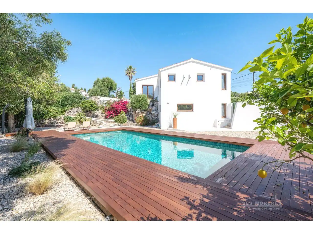 Piscina de Casa o chalet en venta en Es Castell con Calefacción, Jardín privado y Terraza