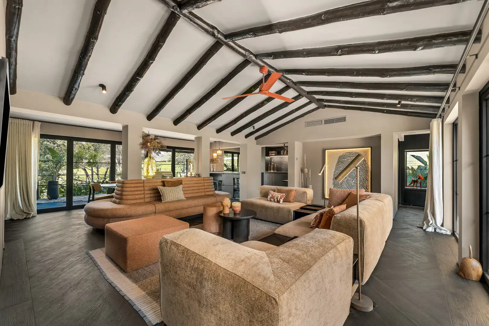 Living room of Houses for sale in Marbella  with Air Conditioner, Private garden and Terrace