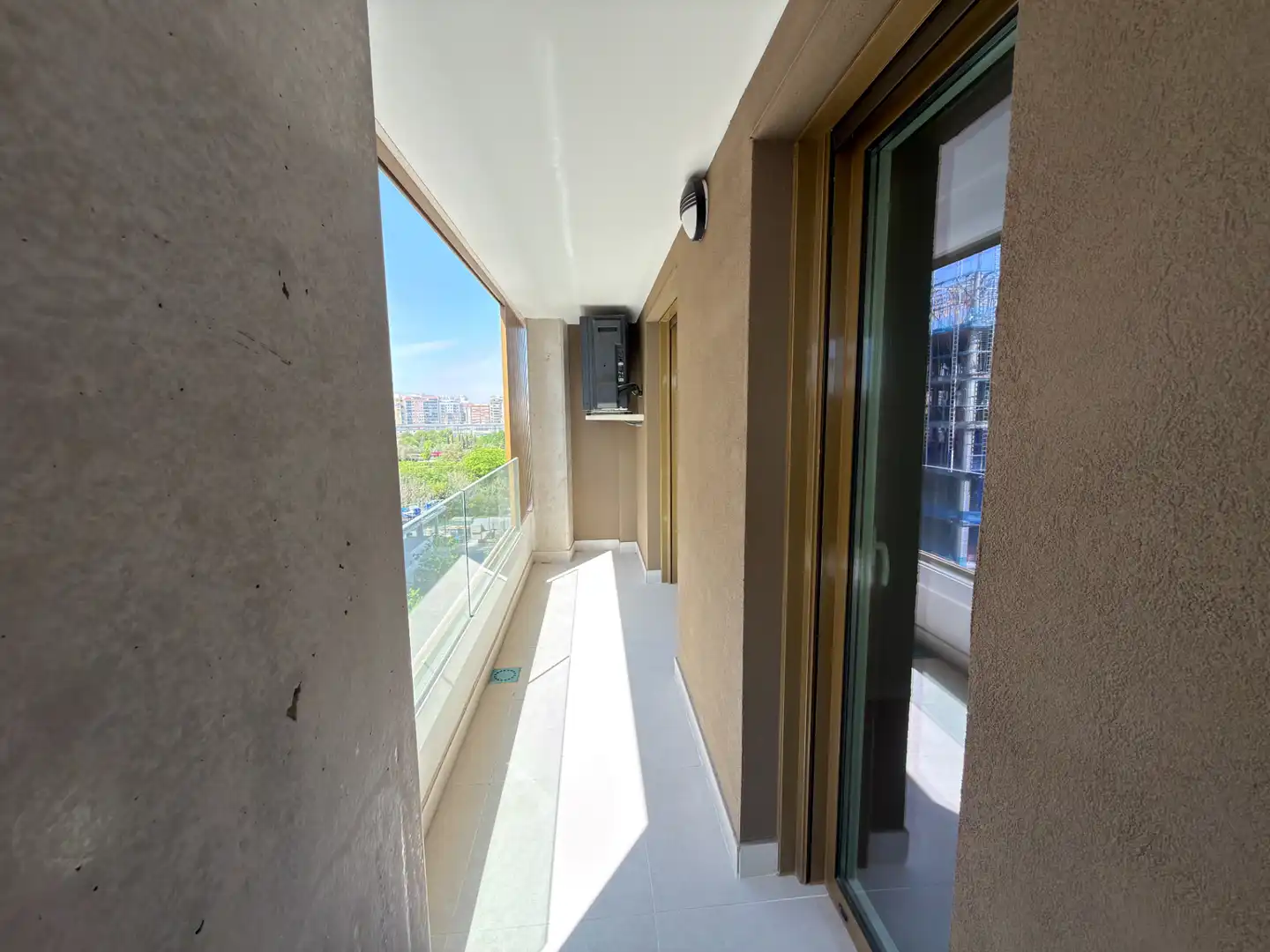 Balcony of Flat for sale in Valencia  with Air Conditioner, Parquet flooring and Terrace