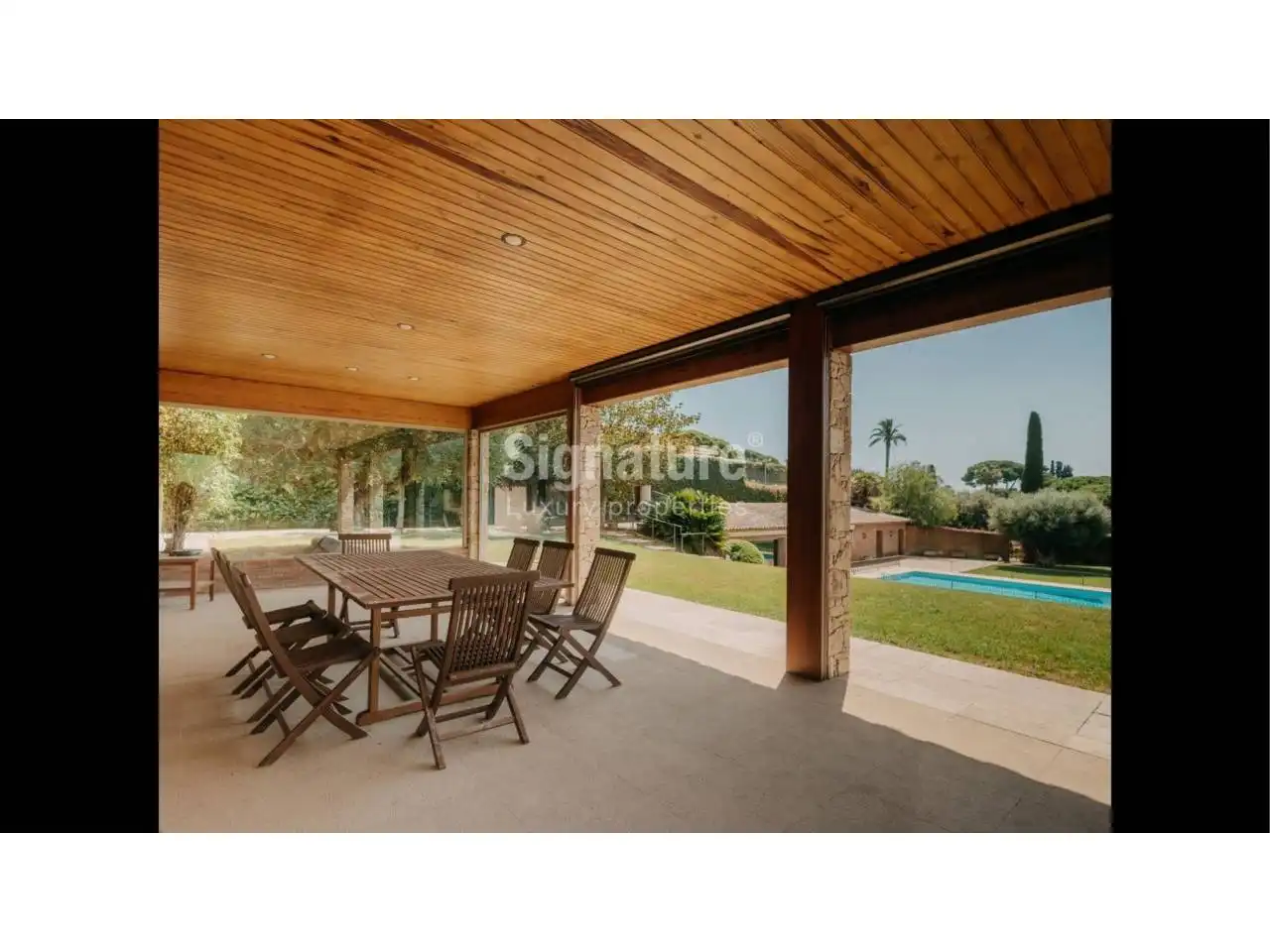 Terrassa de Casa o xalet en venda en Sant Andreu de Llavaneres amb Calefacció, Jardí privat i Terrassa