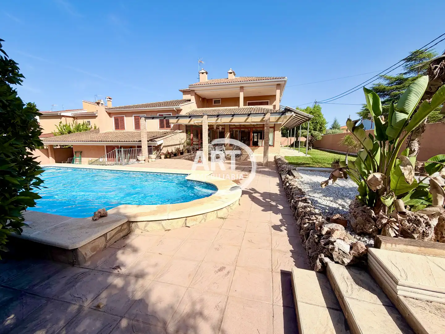 Garden of Houses for sale in Riba-roja de Túria  with Air Conditioner, Heating and Private garden