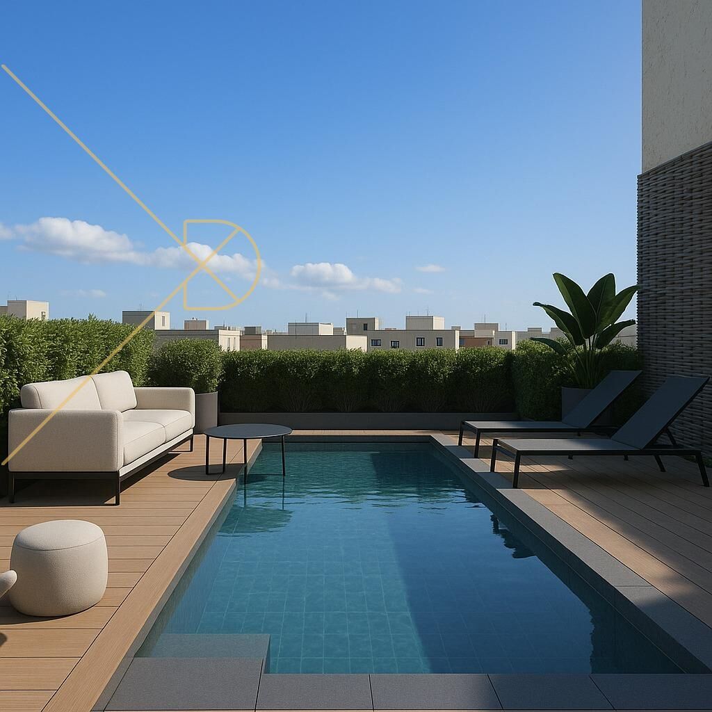 Piscina de Pis en venda en  Barcelona Capital amb Aire condicionat, Calefacció i Terrassa