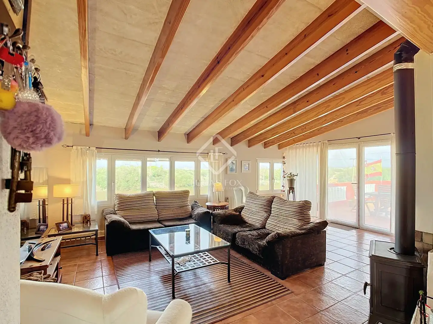 Living room of Country homes for sale in Ciutadella de Menorca  with Air Conditioner, Heating and Private garden