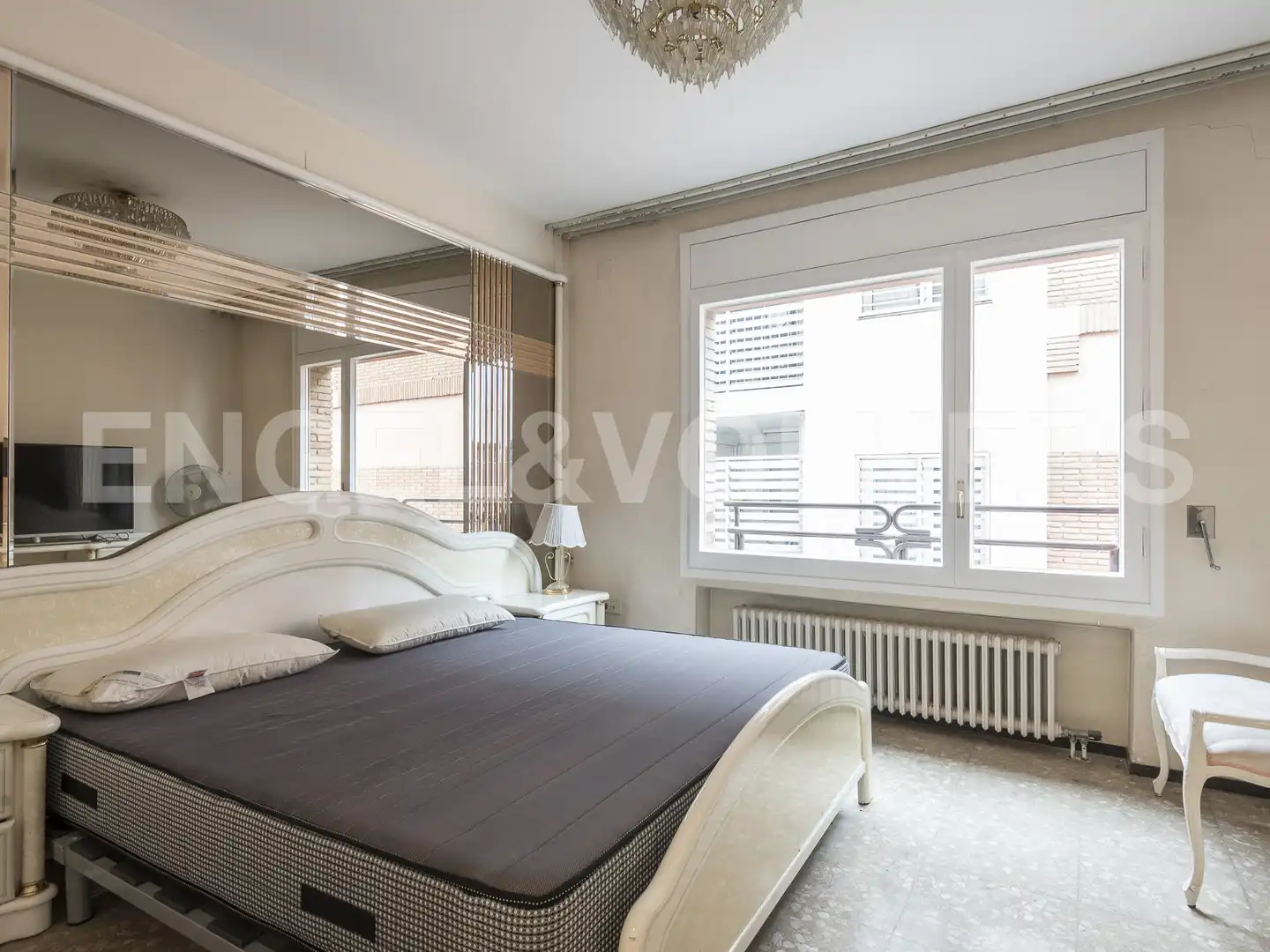 Bedroom of Flat for rent in Barcelona  with Air Conditioner, Heating and Parquet flooring