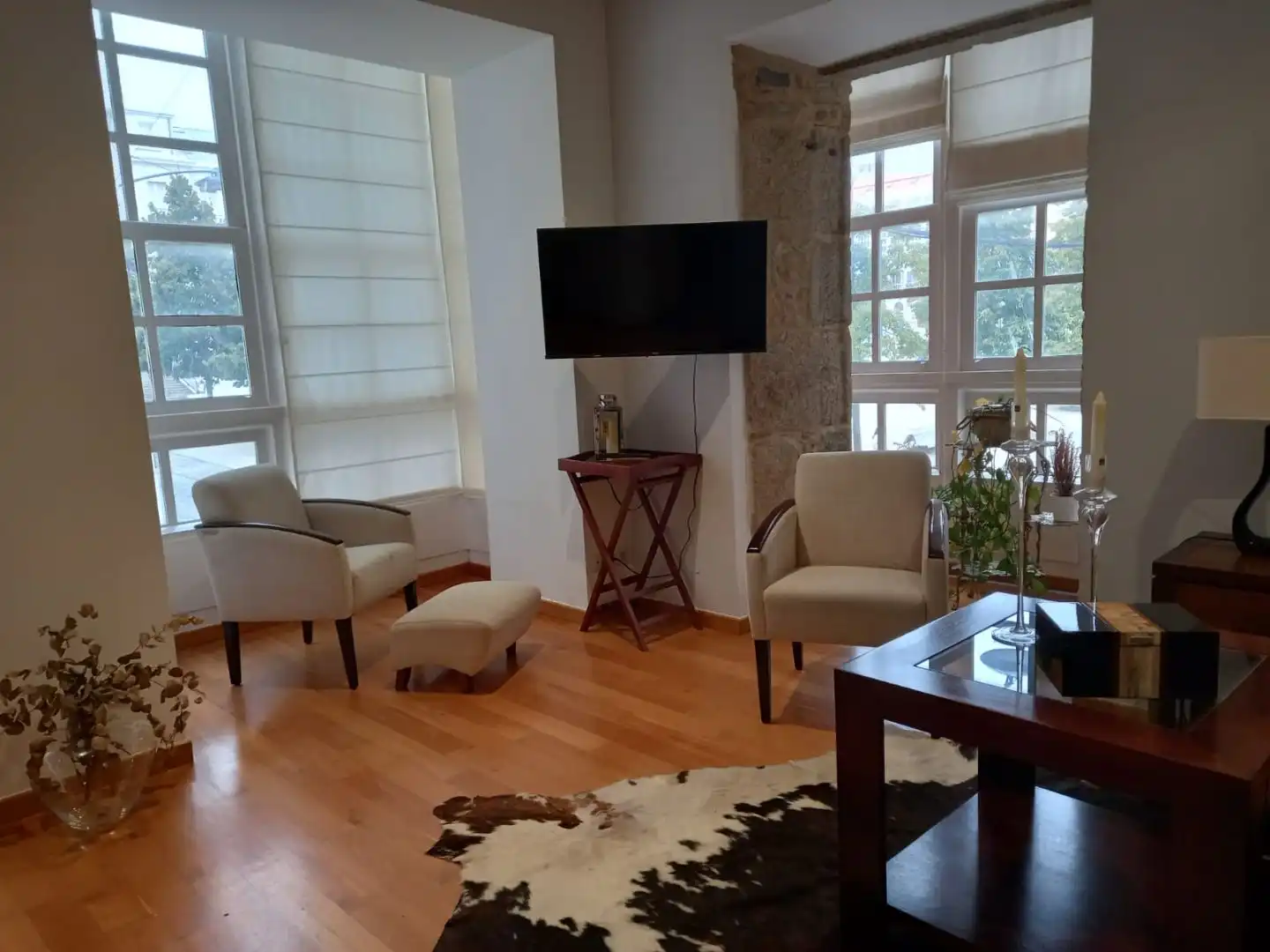 Living room of Flat for rent in Ferrol  with Balcony