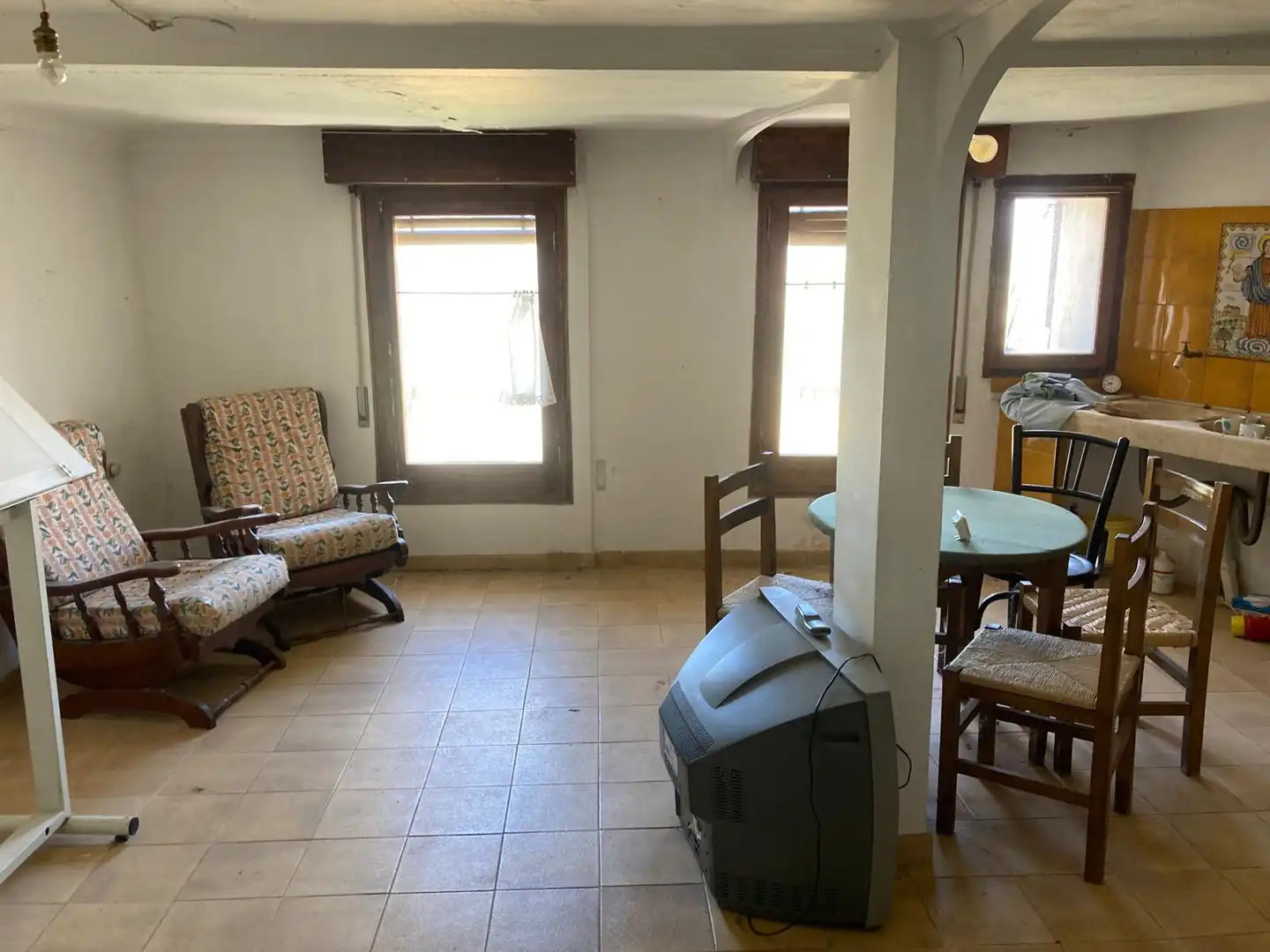 Sala de estar de Casa o chalet en venta en Valdealgorfa con Calefacción, Jardín privado y Terraza