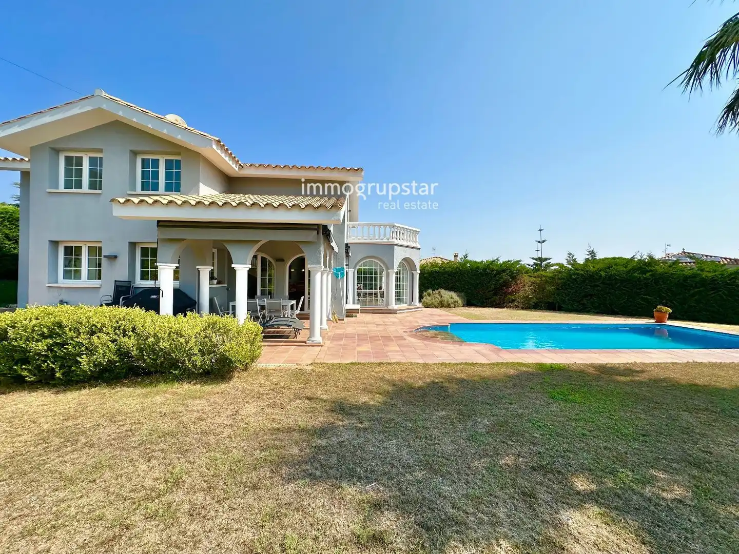 Vista exterior de Casa o chalet en venta en Calonge i Sant Antoni con Calefacción, Terraza y Piscina