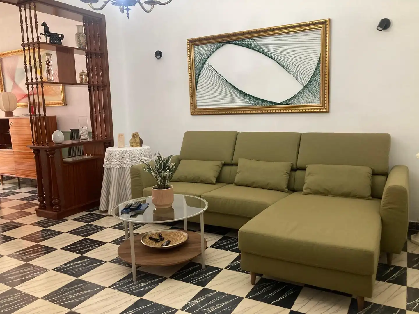 Sala de estar de Piso de alquiler en Inca con Amueblado