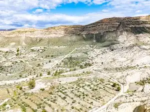 Vista exterior de Finca rústica en venta en Agost con Jardín privado, Terraza y Piscina