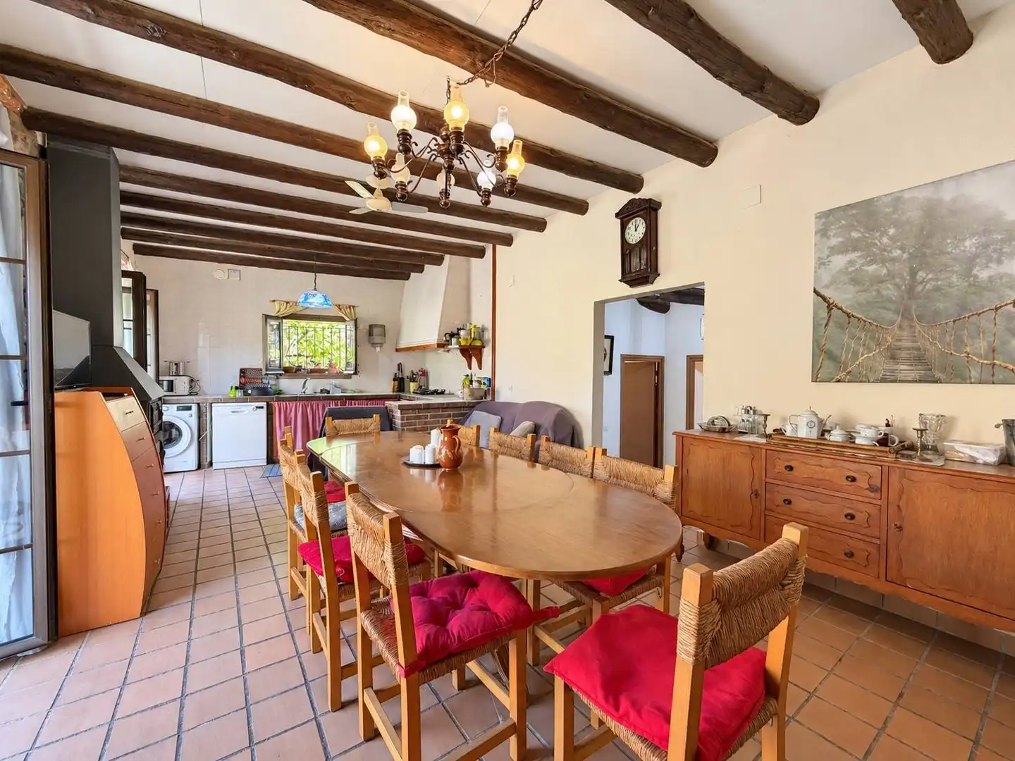 Dining room of Houses for sale in Biure, Girona