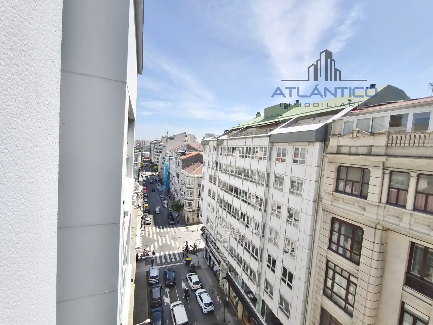 Exterior view of Flat for rent in A Coruña Capital   with Heating, Parquet flooring and Furnished