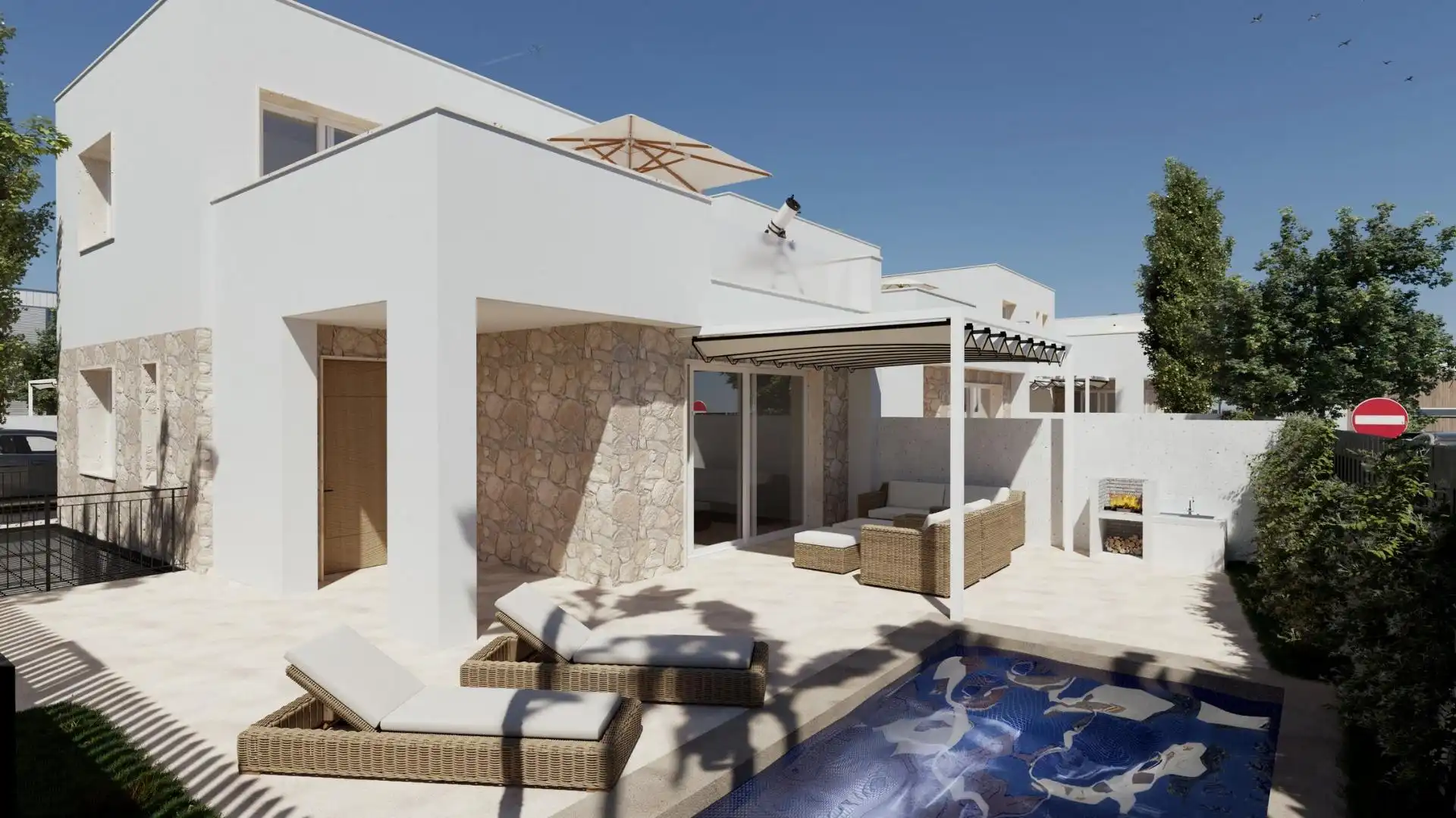 Villa avec piscine à vendre à Hondón de las Nieves / El Fondó de les Neus