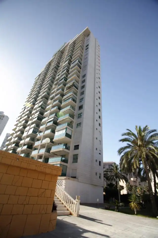 Außenansicht von Wohnung zur Miete in Villajoyosa / La Vila Joiosa mit Terrasse, Möbliert und Gemeinschaftspool