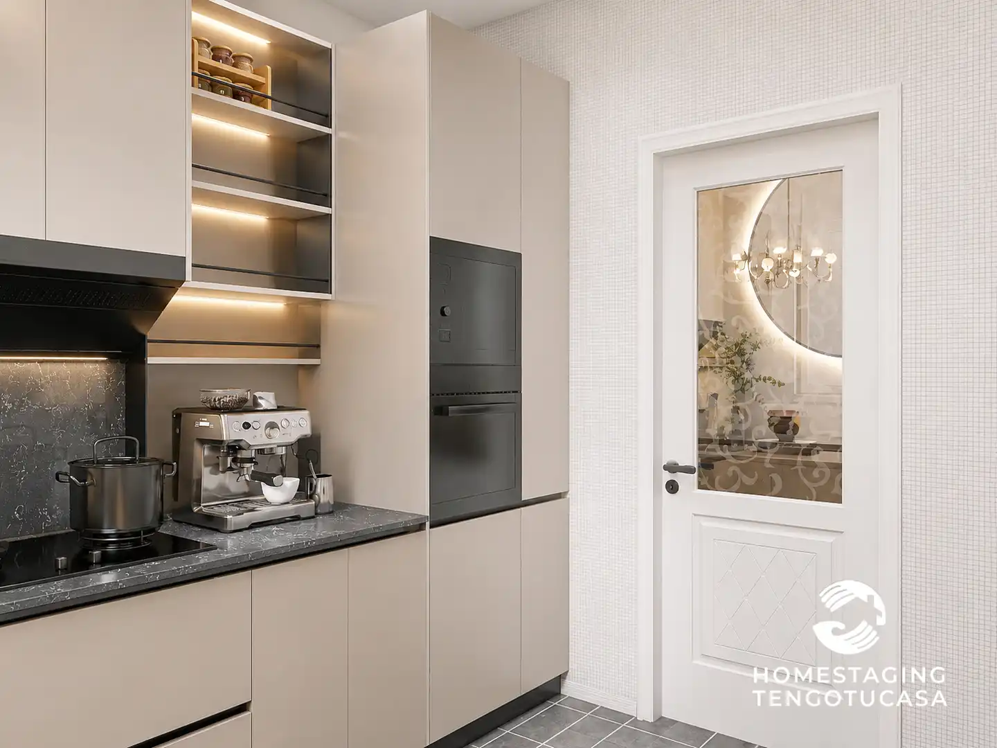 Kitchen of Attic for sale in Madrid  with Furnished