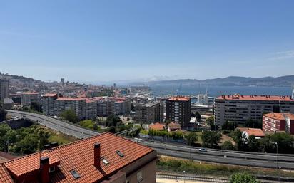 Exterior view of Flat for sale in Vigo   with Heating, Parquet flooring and Terrace