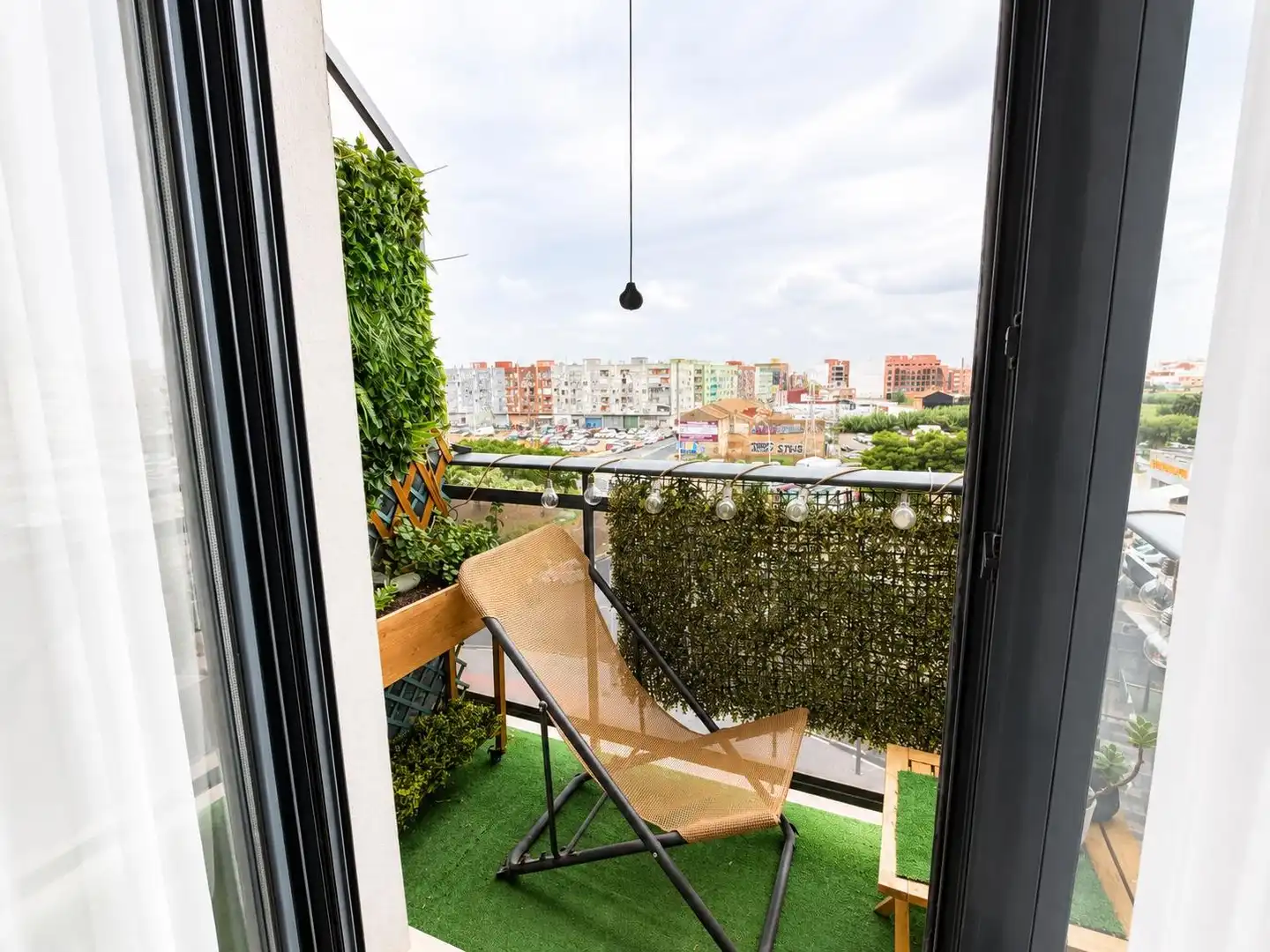 Terrasse von Wohnung zur Miete in Valencia mit Klimaanlage, Heizung und Balkon
