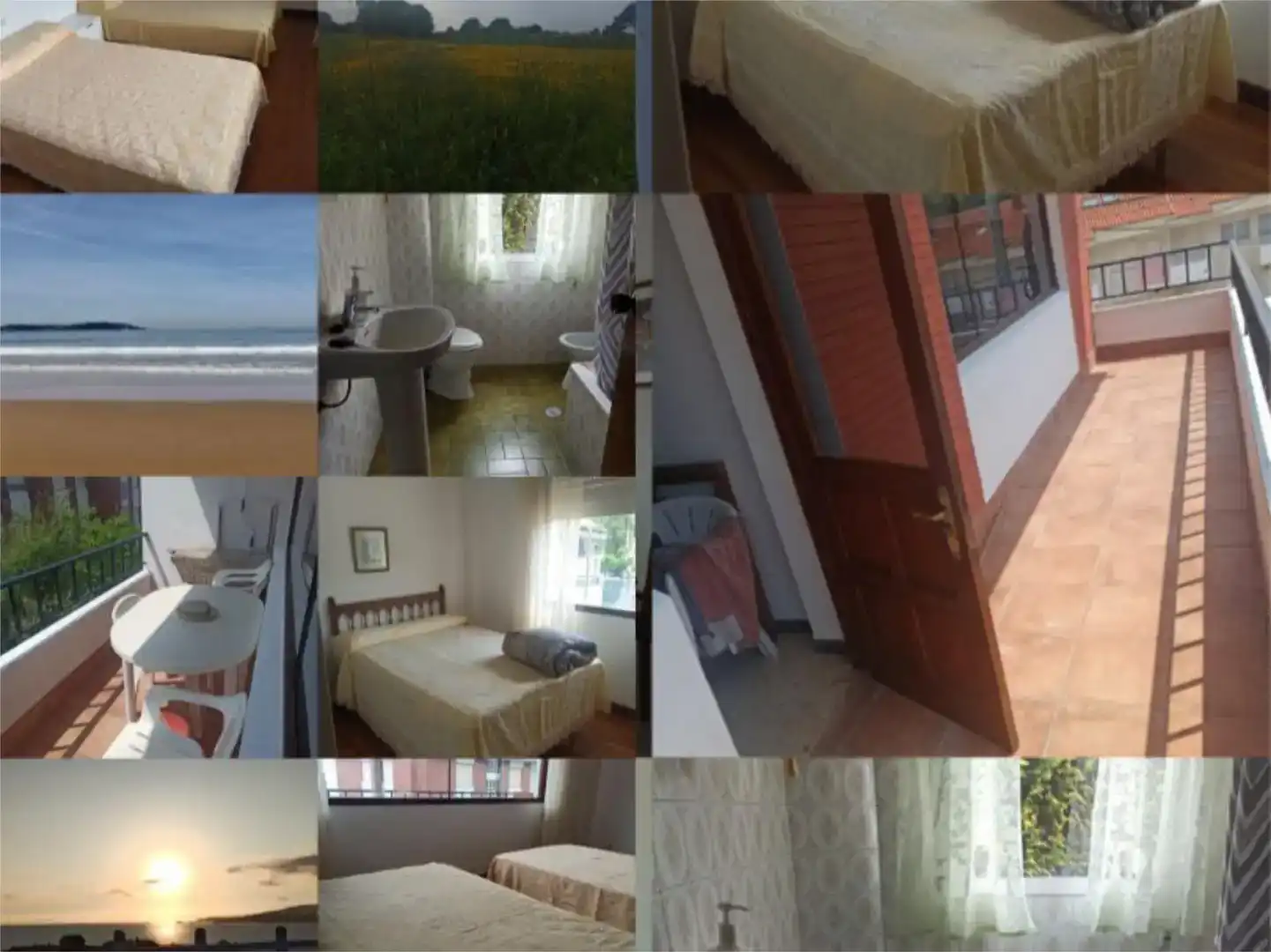 Bedroom of Flat for rent in Pontedeume  with Furnished and Balcony