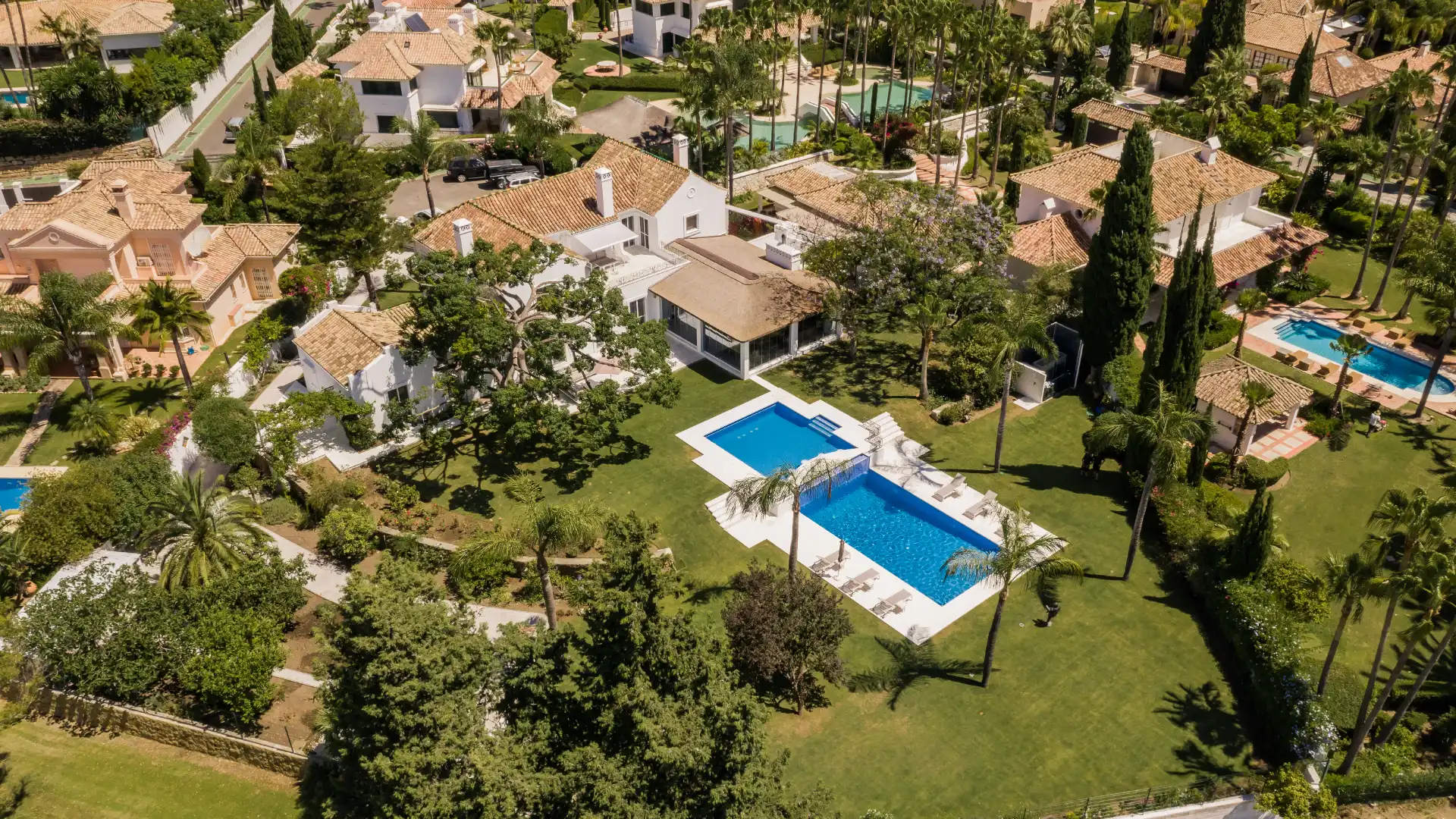 Jardín de Casa o chalet en venta en Marbella con Aire acondicionado, Jardín privado y Terraza