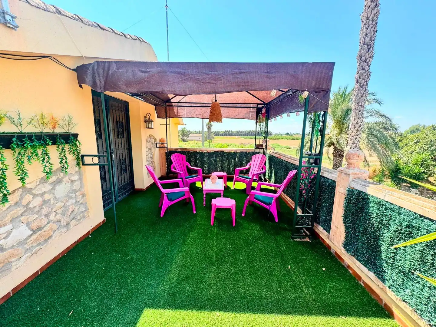 Terrassa de Casa o xalet en venda en Elche / Elx amb Aire condicionat, Jardí privat i Terrassa