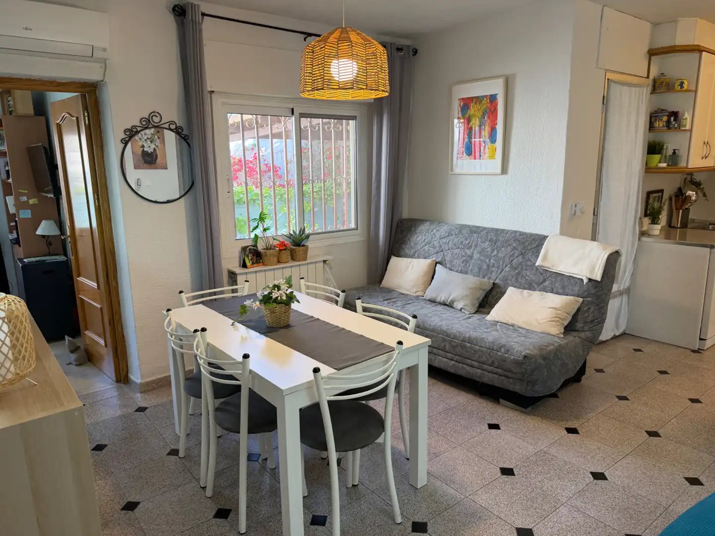 Living room of Houses for sale in Archena  with Air Conditioner, Parquet flooring and Furnished