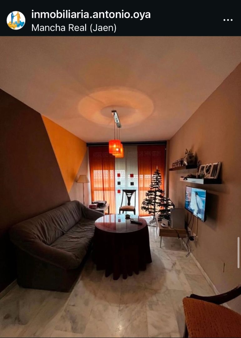 Sala d'estar de Apartament en venda en Mancha Real amb Aire condicionat, Calefacció i Moblat