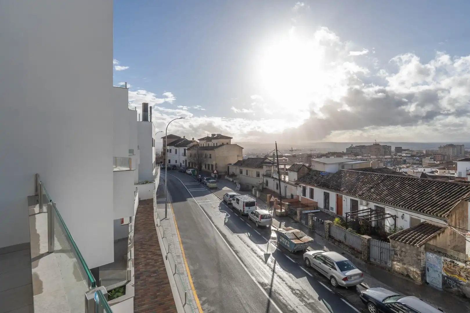 Vista exterior de Dúplex de alquiler en Granada con Aire acondicionado, Calefacción y Terraza