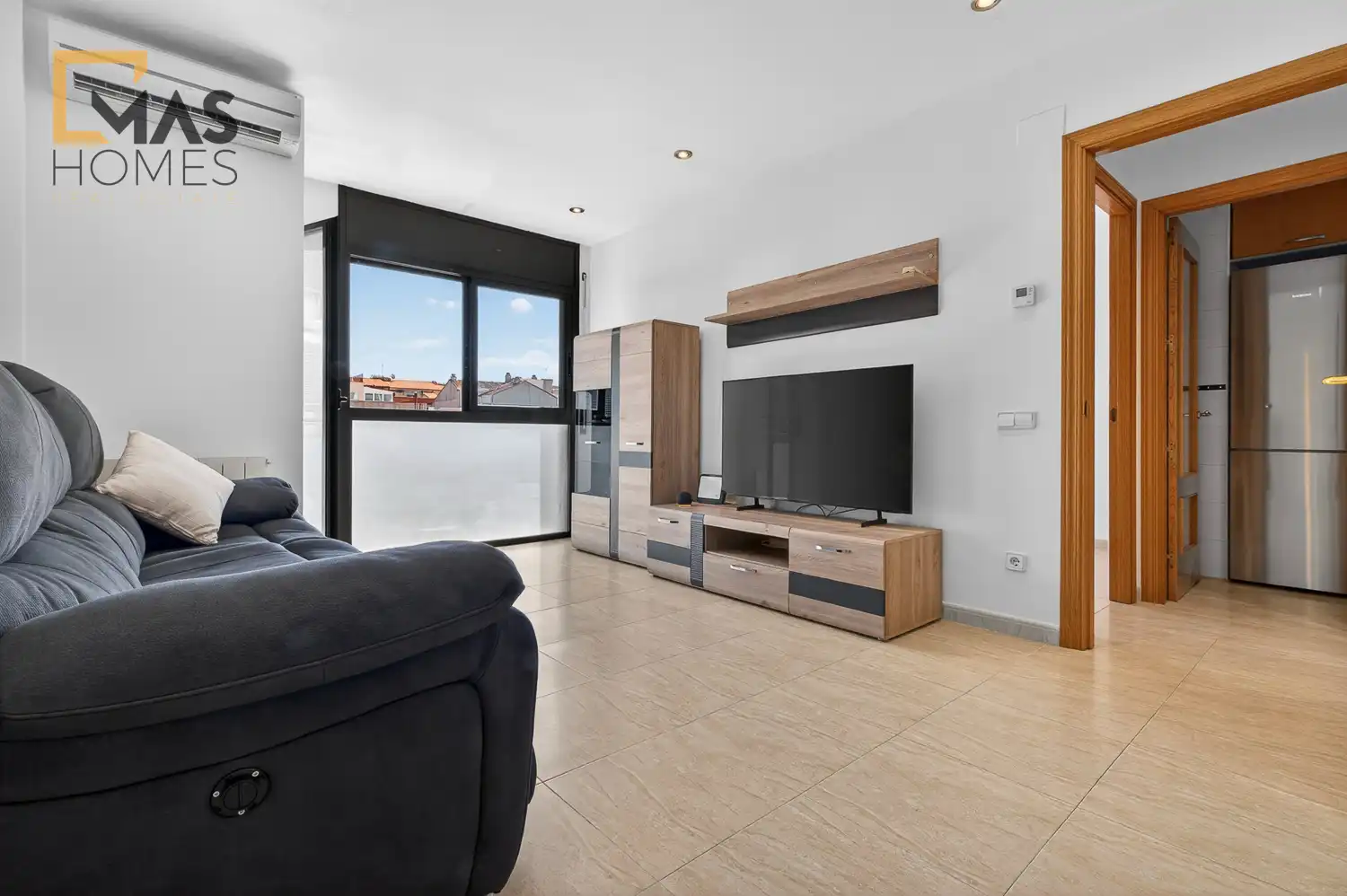 Sala de estar de Piso en venta en Olesa de Montserrat con Aire acondicionado, Calefacción y Balcón