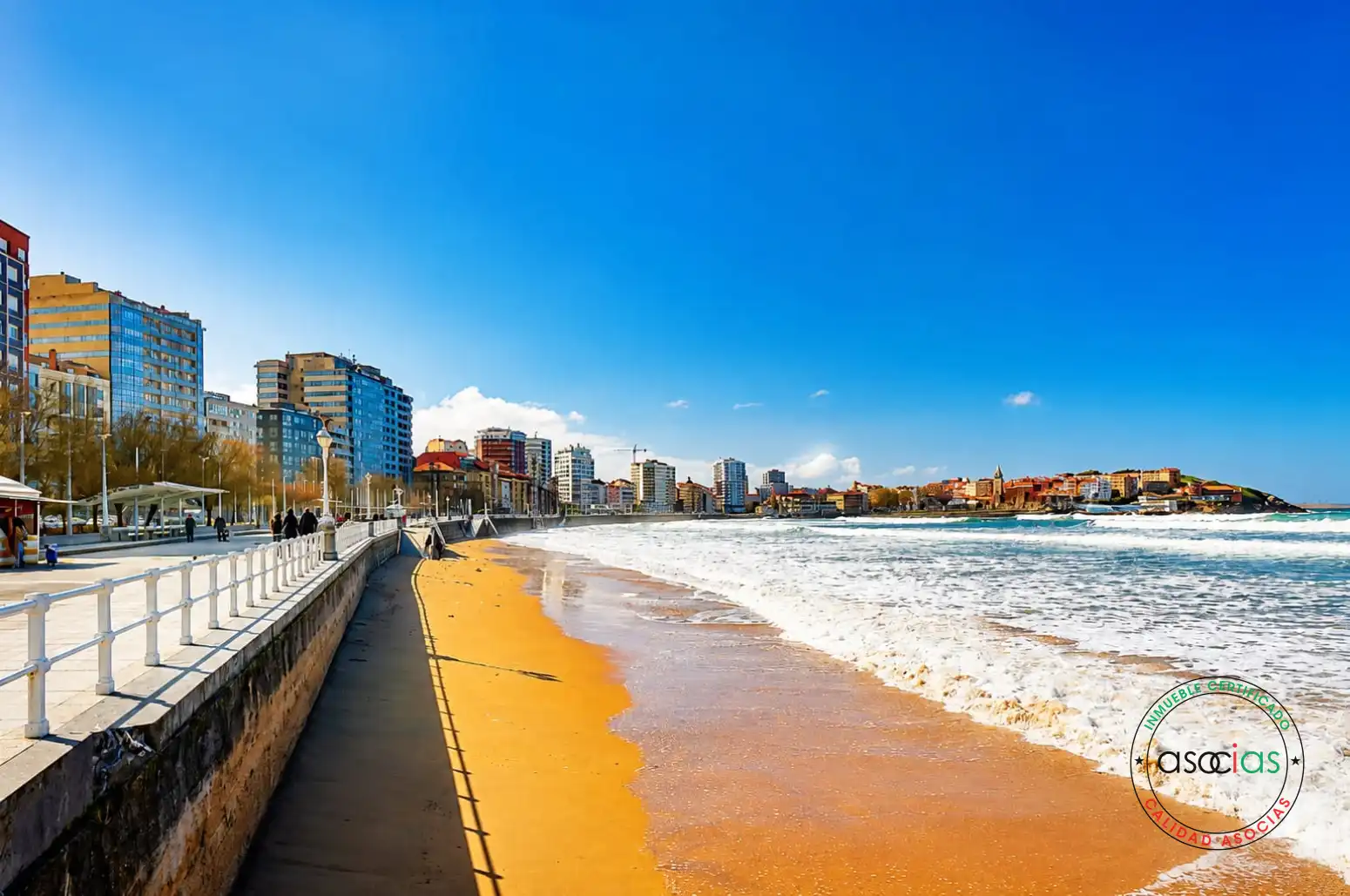 Vista exterior de Piso en venta en Gijón  con Calefacción
