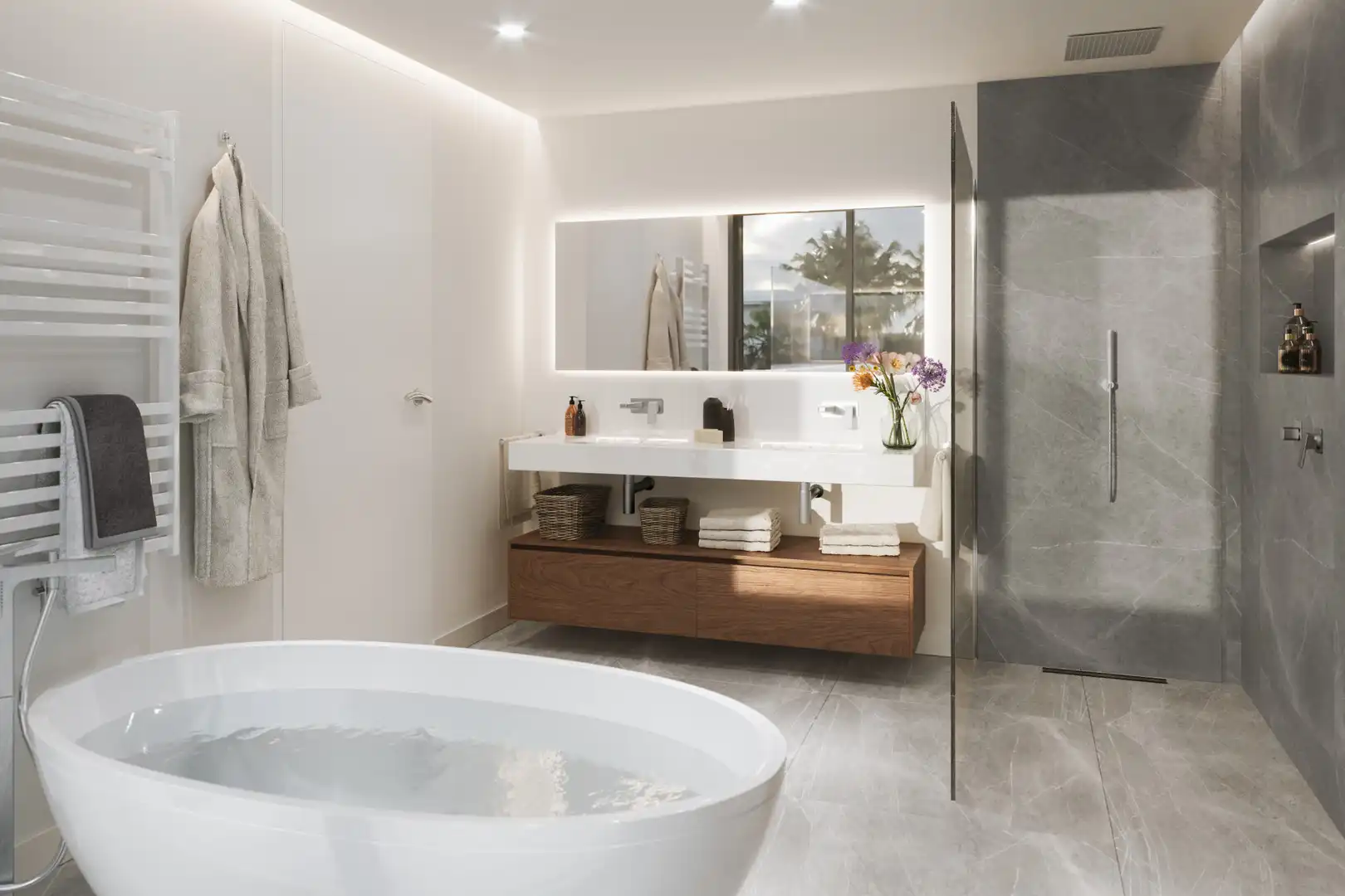 Bathroom of Attic for sale in Estepona  with Air Conditioner, Heating and Terrace