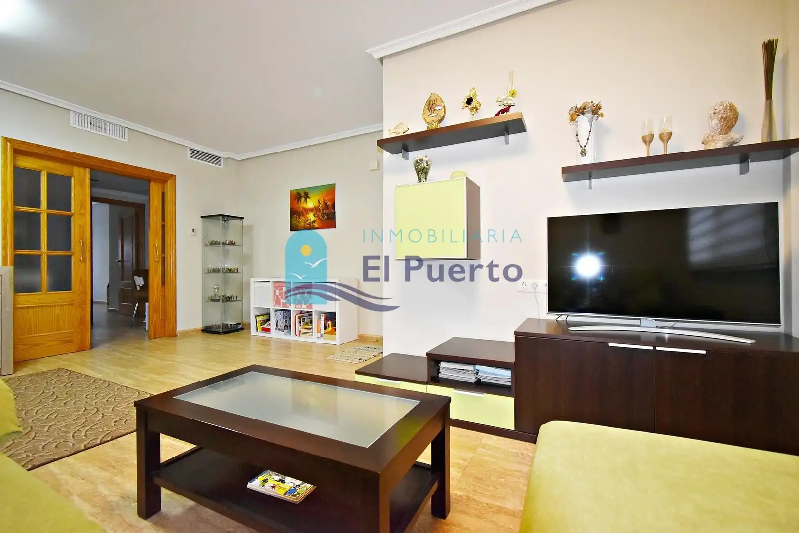 Sala de estar de Dúplex en venta en Mazarrón con Aire acondicionado, Calefacción y Jardín privado