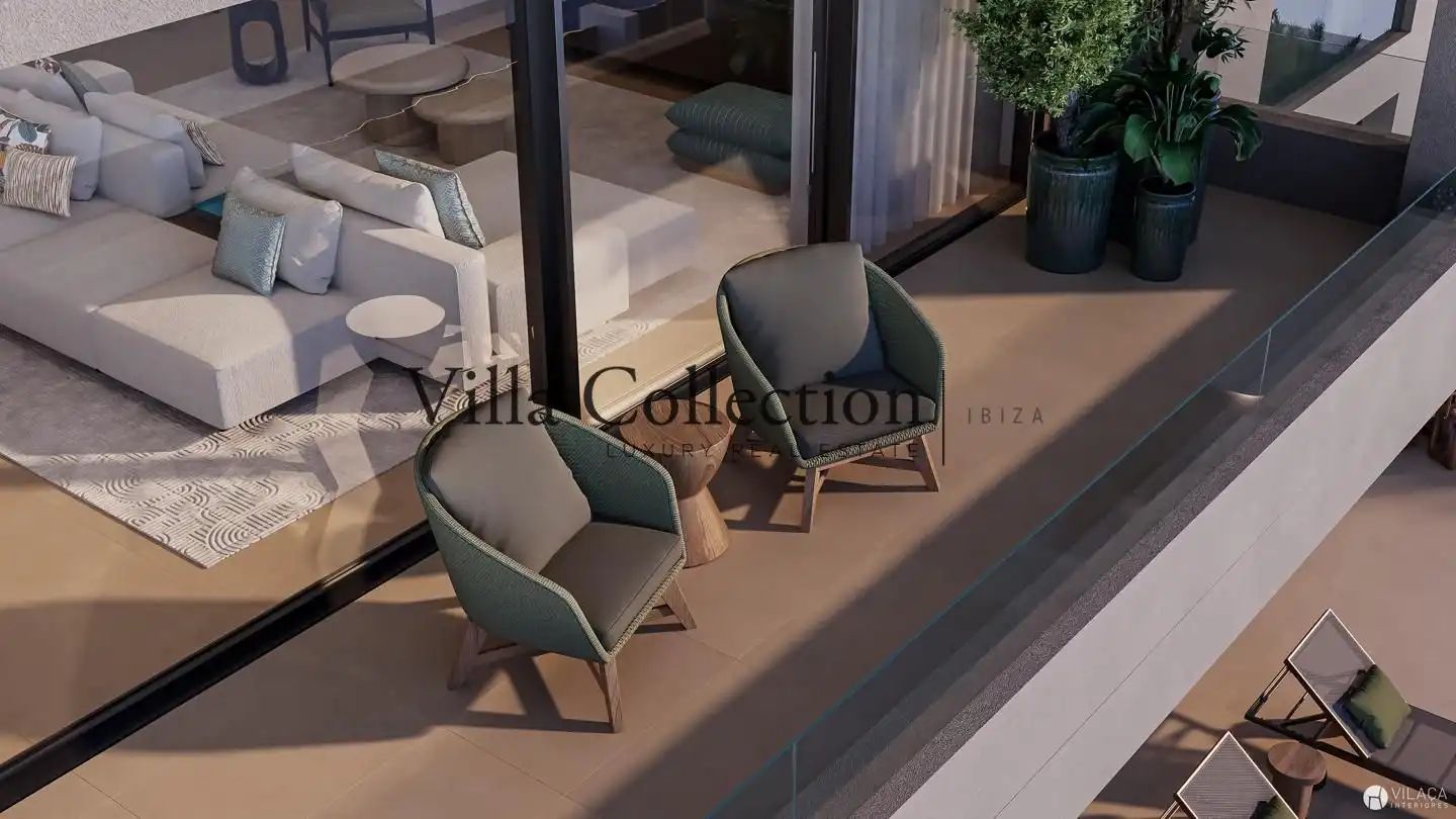 Terrace of Houses for sale in Santa Eulària des Riu  with Air Conditioner, Heating and Terrace