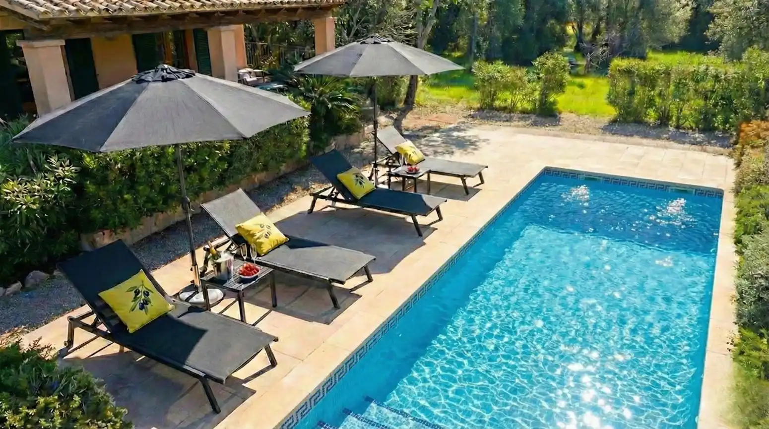 Swimming pool of Houses for rent in Campanet  with Heating, Private garden and Terrace