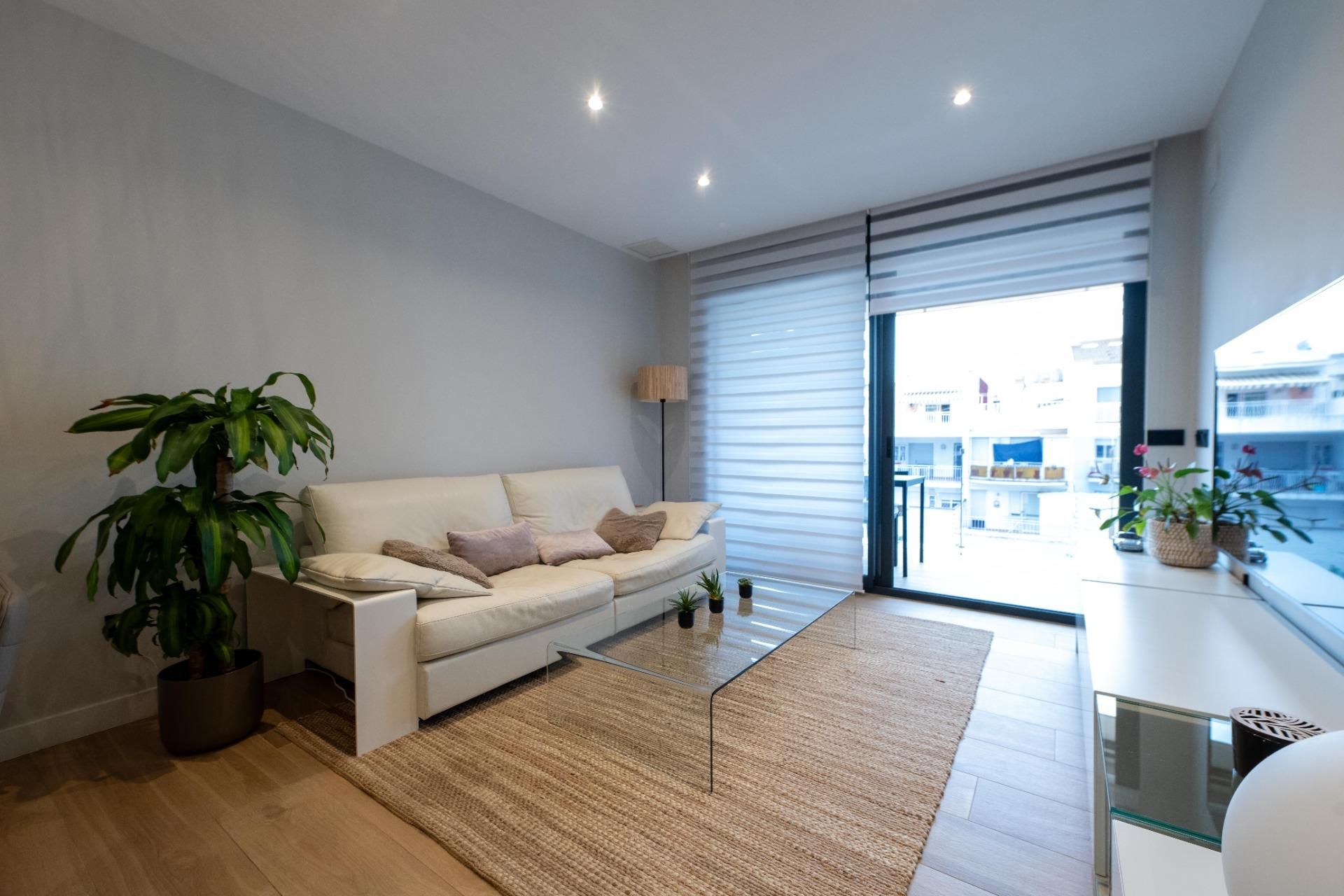 Living room of Flat for sale in Calella  with Air Conditioner, Heating and Community pool