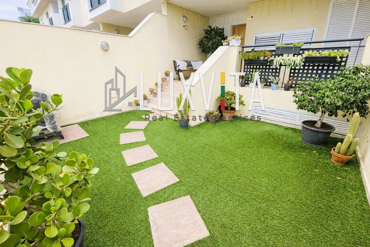 Terraza de Casa adosada en venta en Adeje con Aire acondicionado, Jardín privado y Terraza