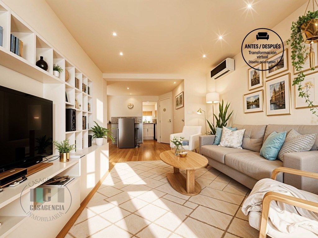 Sala d'estar de Apartament en venda en Benicasim / Benicàssim amb Forn