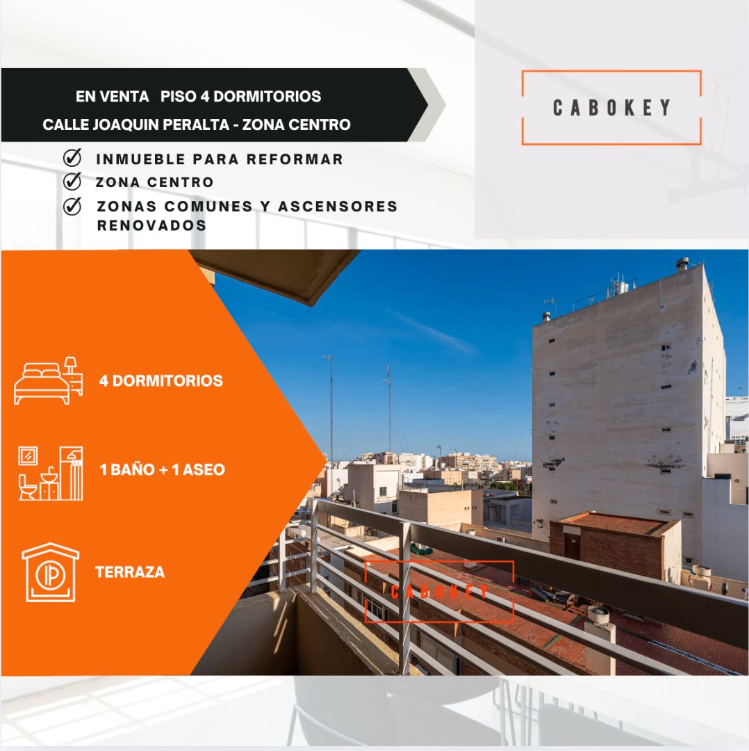 Exterior view of Flat for sale in  Almería Capital  with Terrace