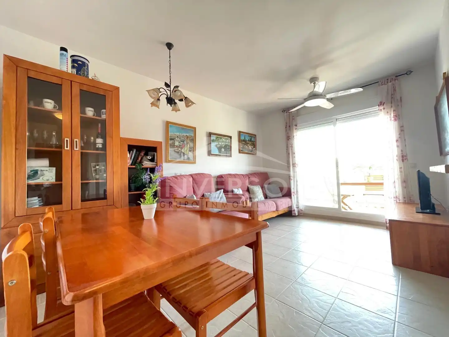 Sala de estar de Piso en venta en El Ejido con Terraza, Amueblado y Horno