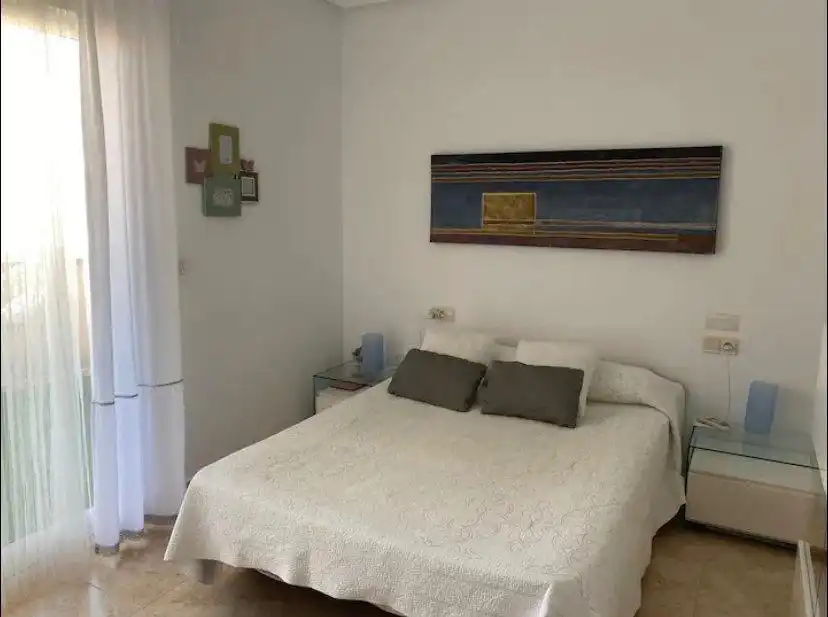 Schlafzimmer von Erdgeschoss zur Miete in Cartagena mit Klimaanlage, Heizung und Terrasse