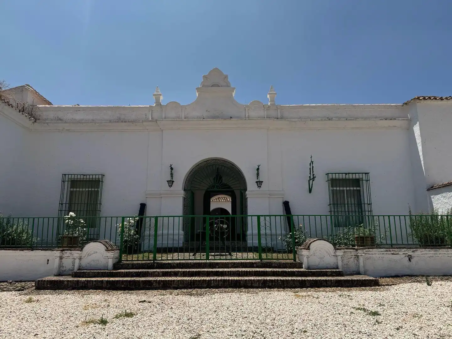 Außenansicht von Country house zum Verkauf in Cazalla de la Sierra mit Terrasse, Abstellraum und Schwimmbad