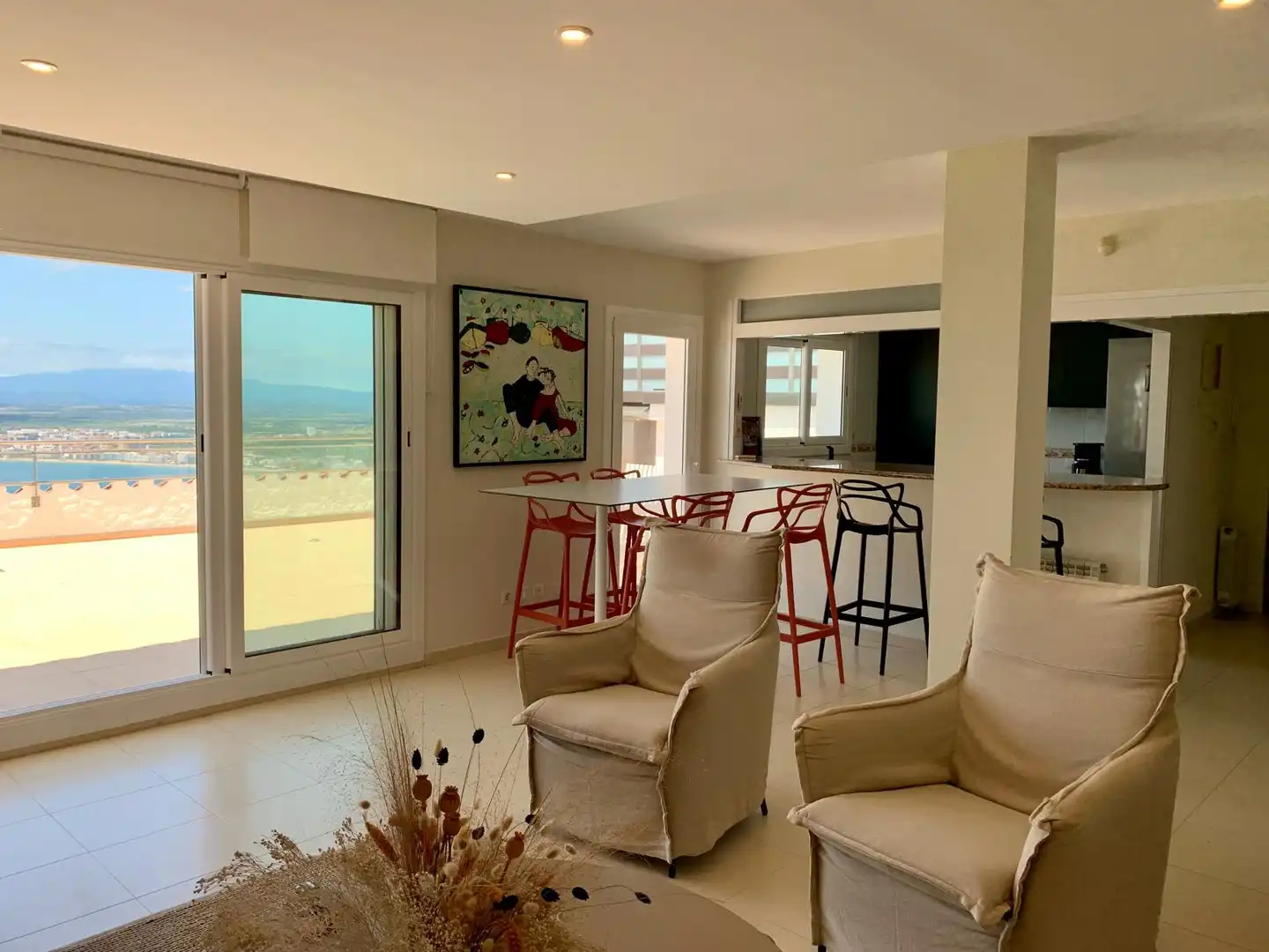 Comedor de Dúplex en venta en Roses con Terraza, Piscina y Horno