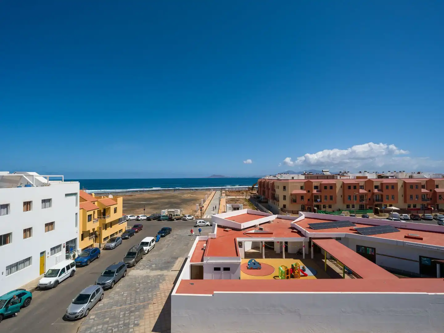 Vista exterior de Piso en venta en La Oliva