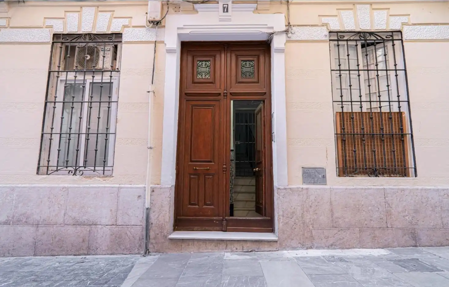 Vista exterior de Estudi de lloguer en Málaga amb Calefacció i Moblat