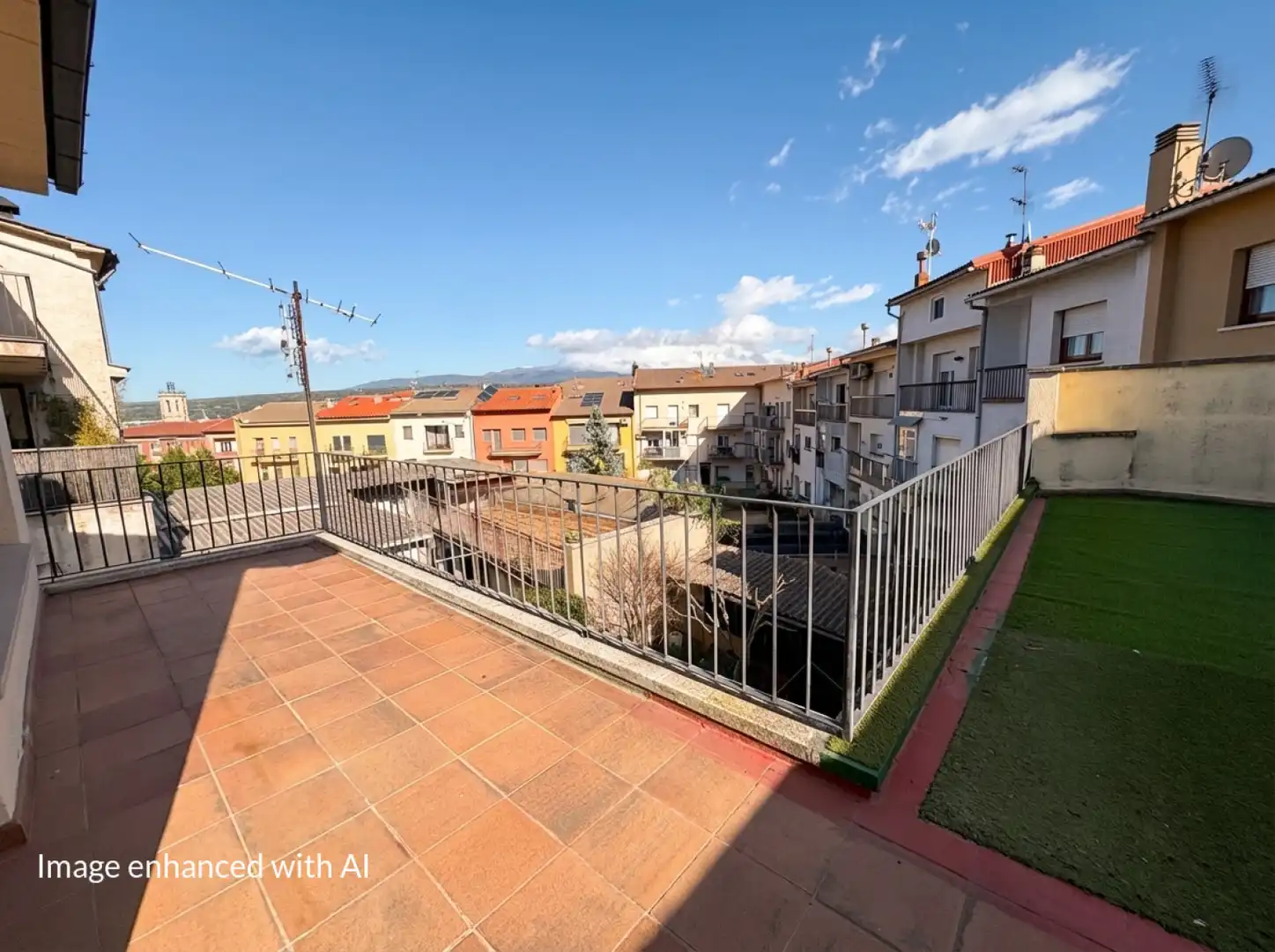 Terrassa de Casa adosada en venda en Centelles amb Calefacció, Jardí privat i Terrassa