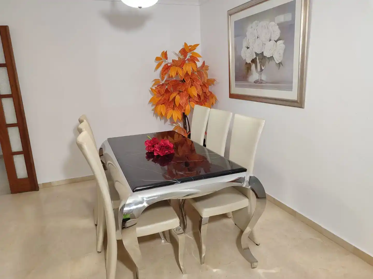 Dining room of Flat for sale in Mijas
