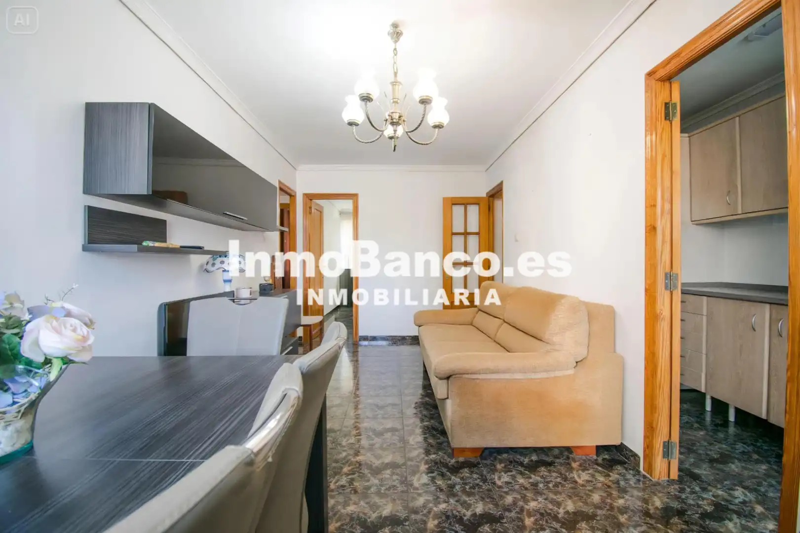 Sala d'estar de Pis en venda en Valencia amb Aire condicionat
