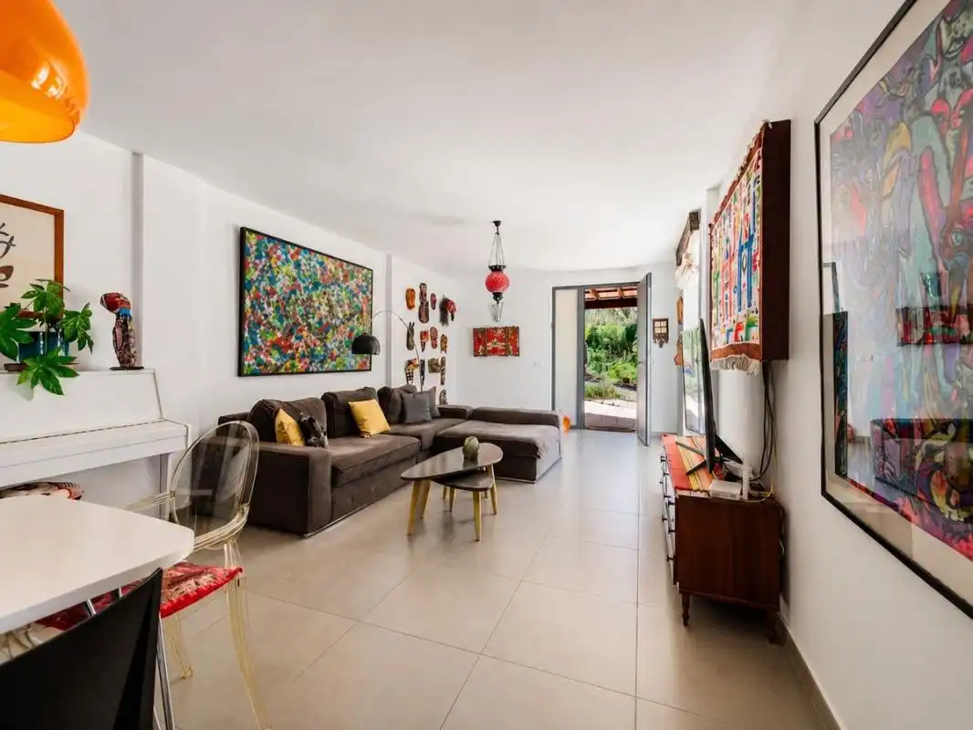 Sala de estar de Casa o chalet en venta en Benalmádena con Aire acondicionado, Calefacción y Jardín privado
